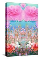 A Floral Montage of Flowers and Trees-Alaya Gadeh-Stretched Canvas