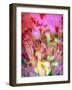 A Floral Montage, Photograph, Layer Work of Tulips and Other Flowers Multicolor-Alaya Gadeh-Framed Photographic Print