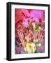 A Floral Montage, Photograph, Layer Work of Tulips and Other Flowers Multicolor-Alaya Gadeh-Framed Photographic Print