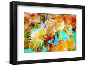 A Floral Montage Photographic Layer Work-Alaya Gadeh-Framed Photographic Print