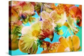 A Floral Montage Photographic Layer Work-Alaya Gadeh-Stretched Canvas