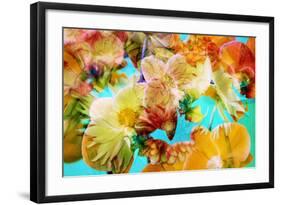 A Floral Montage Photographic Layer Work-Alaya Gadeh-Framed Photographic Print