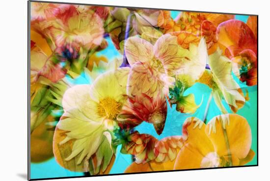 A Floral Montage Photographic Layer Work-Alaya Gadeh-Mounted Photographic Print