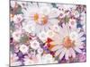 A Floral Montage Photographic Layer Work-Alaya Gadeh-Mounted Photographic Print