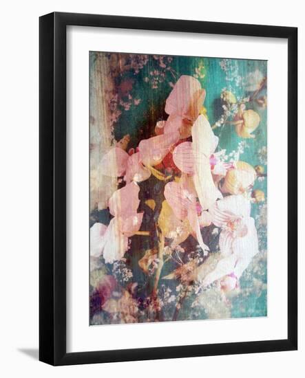 A Floral Montage Photographic Layer Work-Alaya Gadeh-Framed Photographic Print