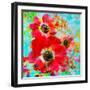 A Floral Montage with Anemones-Alaya Gadeh-Framed Photographic Print