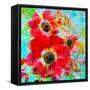 A Floral Montage with Anemones-Alaya Gadeh-Framed Stretched Canvas