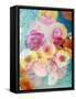 A Floral Montage with Blossoms and Ornaments from Spring Knots-Alaya Gadeh-Framed Stretched Canvas