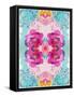 A Floral Montage with Blossoms and Ornaments from Spring Knots-Alaya Gadeh-Framed Stretched Canvas