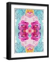 A Floral Montage with Blossoms and Ornaments from Spring Knots-Alaya Gadeh-Framed Photographic Print