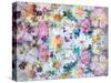 A Floral Montage with Daisies-Alaya Gadeh-Stretched Canvas