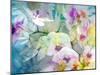 A Floral Montage with White Orchids and Multicolor Dahlia-Alaya Gadeh-Mounted Photographic Print