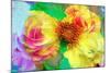 A Floral Montage-Alaya Gadeh-Mounted Photographic Print