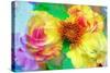 A Floral Montage-Alaya Gadeh-Stretched Canvas