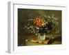 A Floral Still Life, 1872 (Oil on Canvas)-Emile Gustave Couder-Framed Giclee Print