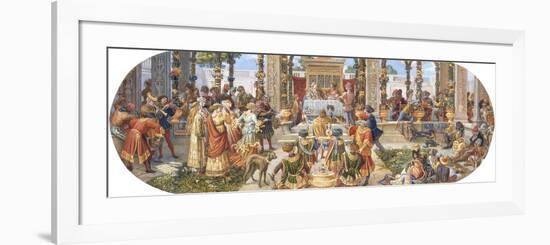 A Florentine Festival: the Banquet-Ricciardo Meacci-Framed Premium Giclee Print