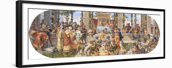 A Florentine Festival: the Banquet-Ricciardo Meacci-Framed Premium Giclee Print