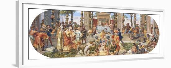 A Florentine Festival: the Banquet-Ricciardo Meacci-Framed Premium Giclee Print