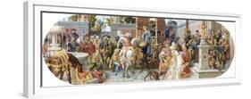 A Florentine Festival: the Guests' Arrival-Ricciardo Meacci-Framed Premium Giclee Print