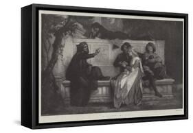 A Florentine Poet-Alexandre Cabanel-Framed Stretched Canvas