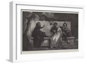 A Florentine Poet-Alexandre Cabanel-Framed Giclee Print