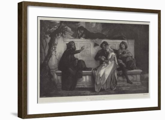 A Florentine Poet-Alexandre Cabanel-Framed Giclee Print