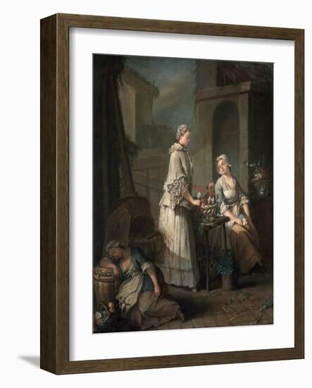 A Flower Girl, C1795-C1799-Jean-Baptiste Charpentier-Framed Giclee Print