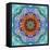 A Flower Mandala, Photographic Layer Work from a Painting-Alaya Gadeh-Framed Stretched Canvas