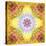 A Flower Mandala, Photographic Layer Work from Flowers-Alaya Gadeh-Stretched Canvas