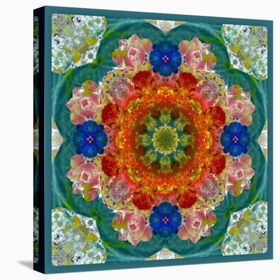 A Flower Mandala-Alaya Gadeh-Stretched Canvas
