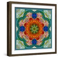 A Flower Mandala-Alaya Gadeh-Framed Photographic Print