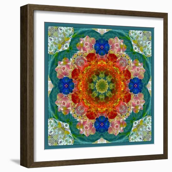A Flower Mandala-Alaya Gadeh-Framed Photographic Print
