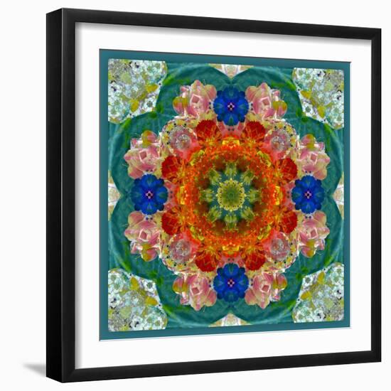 A Flower Mandala-Alaya Gadeh-Framed Photographic Print