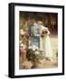 A Flower Market; Au Marche Aux Fleurs-Victor Gabriel Gilbert-Framed Giclee Print