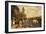 A Flower Market on the Seine-Checa y Sanz Ulpiano-Framed Giclee Print