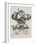 A Flying Casino Supported by Air Ballons and Other Air Machines-Albert Robida-Framed Giclee Print