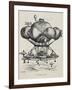 A Flying Casino Supported by Air Ballons and Other Air Machines-Albert Robida-Framed Giclee Print