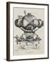 A Flying Casino Supported by Air Ballons and Other Air Machines-Albert Robida-Framed Giclee Print