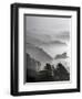 A Foggy Day on the Oregon Coast Just South of Cannon Beach.-Bennett Barthelemy-Framed Premium Photographic Print