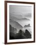 A Foggy Day on the Oregon Coast Just South of Cannon Beach.-Bennett Barthelemy-Framed Photographic Print