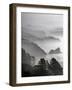 A Foggy Day on the Oregon Coast Just South of Cannon Beach.-Bennett Barthelemy-Framed Photographic Print