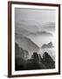 A Foggy Day on the Oregon Coast Just South of Cannon Beach.-Bennett Barthelemy-Framed Photographic Print