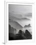 A Foggy Day on the Oregon Coast Just South of Cannon Beach.-Bennett Barthelemy-Framed Photographic Print