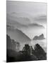 A Foggy Day on the Oregon Coast Just South of Cannon Beach.-Bennett Barthelemy-Mounted Photographic Print