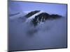 A Foggy Look at Mountain Summit, Kilimanjaro-Michael Brown-Mounted Photographic Print