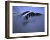 A Foggy Look at Mountain Summit, Kilimanjaro-Michael Brown-Framed Photographic Print