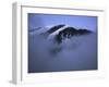 A Foggy Look at Mountain Summit, Kilimanjaro-Michael Brown-Framed Photographic Print