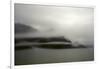 A Foggy Mist Layers the Mountains of Resurrection Bay in Alaska-Sheila Haddad-Framed Photographic Print