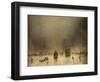 A Foggy Night in London-James Abbott McNeill Whistler-Framed Giclee Print