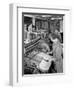 A Folding Machine in a Printworks, Mexborough, South Yorkshire, 1959-Michael Walters-Framed Photographic Print